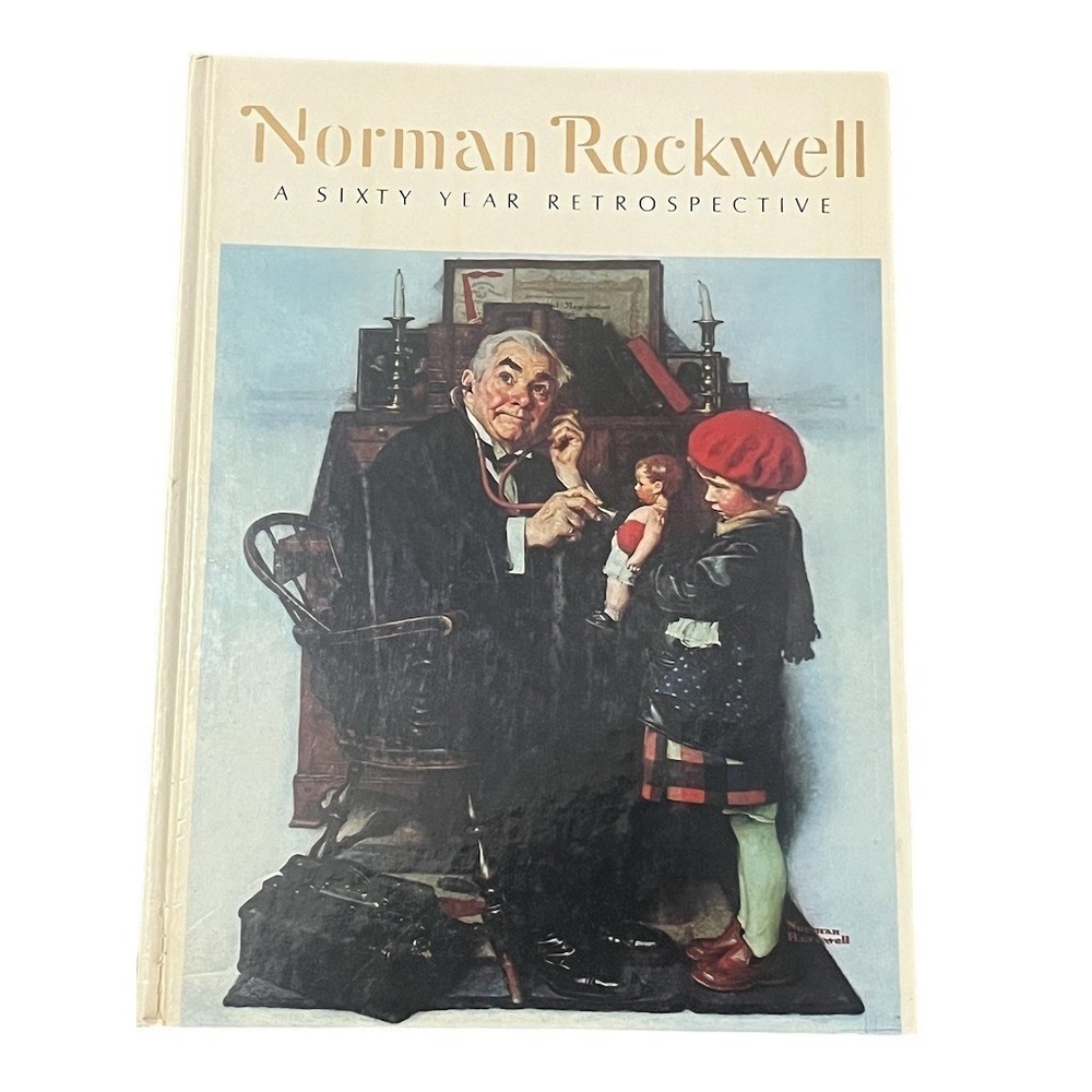 Norman Rockwell A Sixty Year Retrospective Hardcover Illustrated w/ DJ